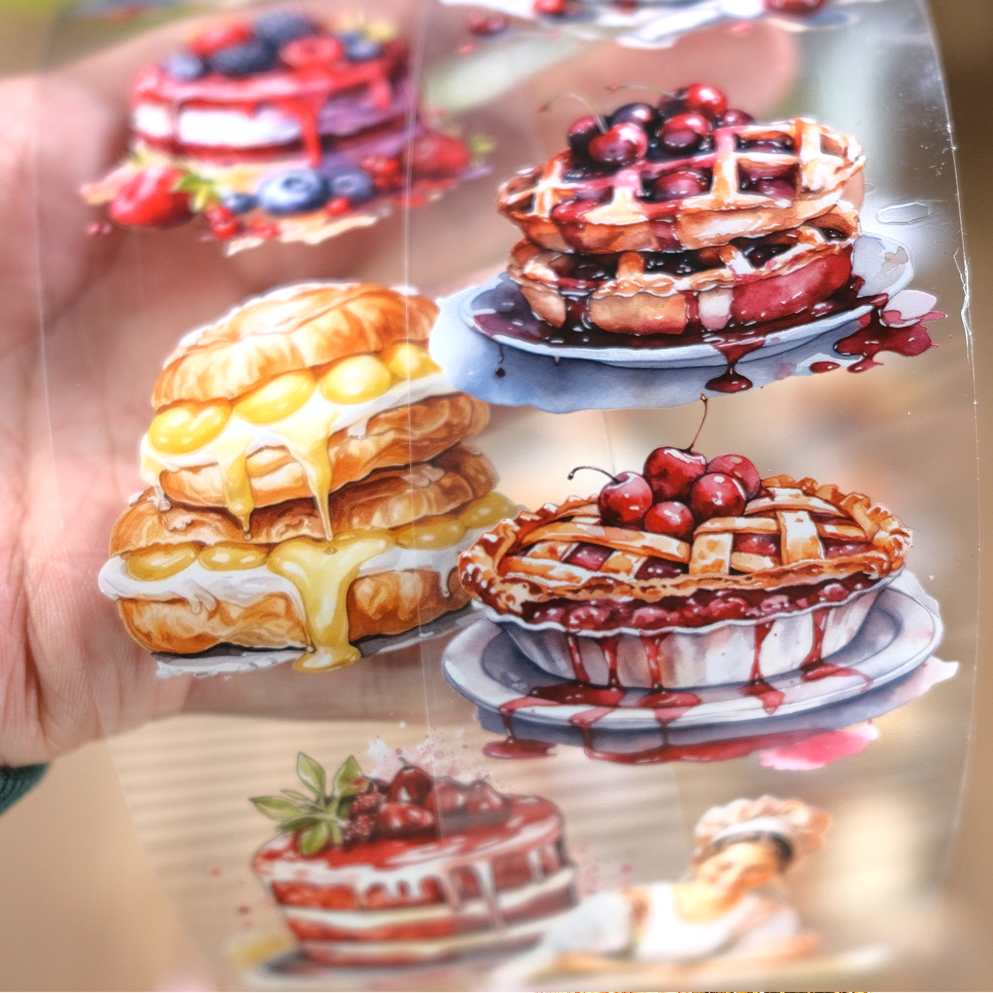 Dessert Kitchen Scrapbook Journal PET Tape  | MOOBOOM Design