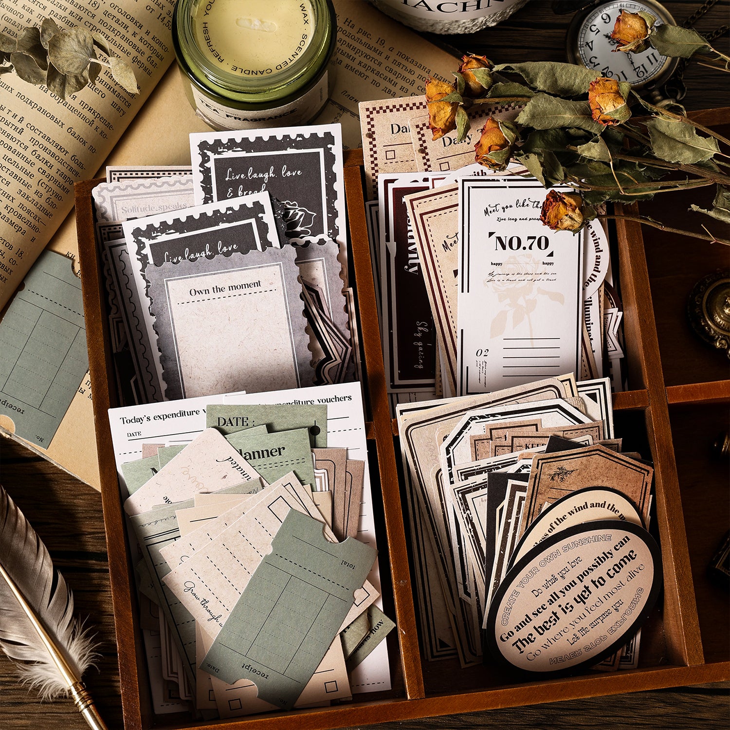 Old Times on Paper Scrapbooking Paper