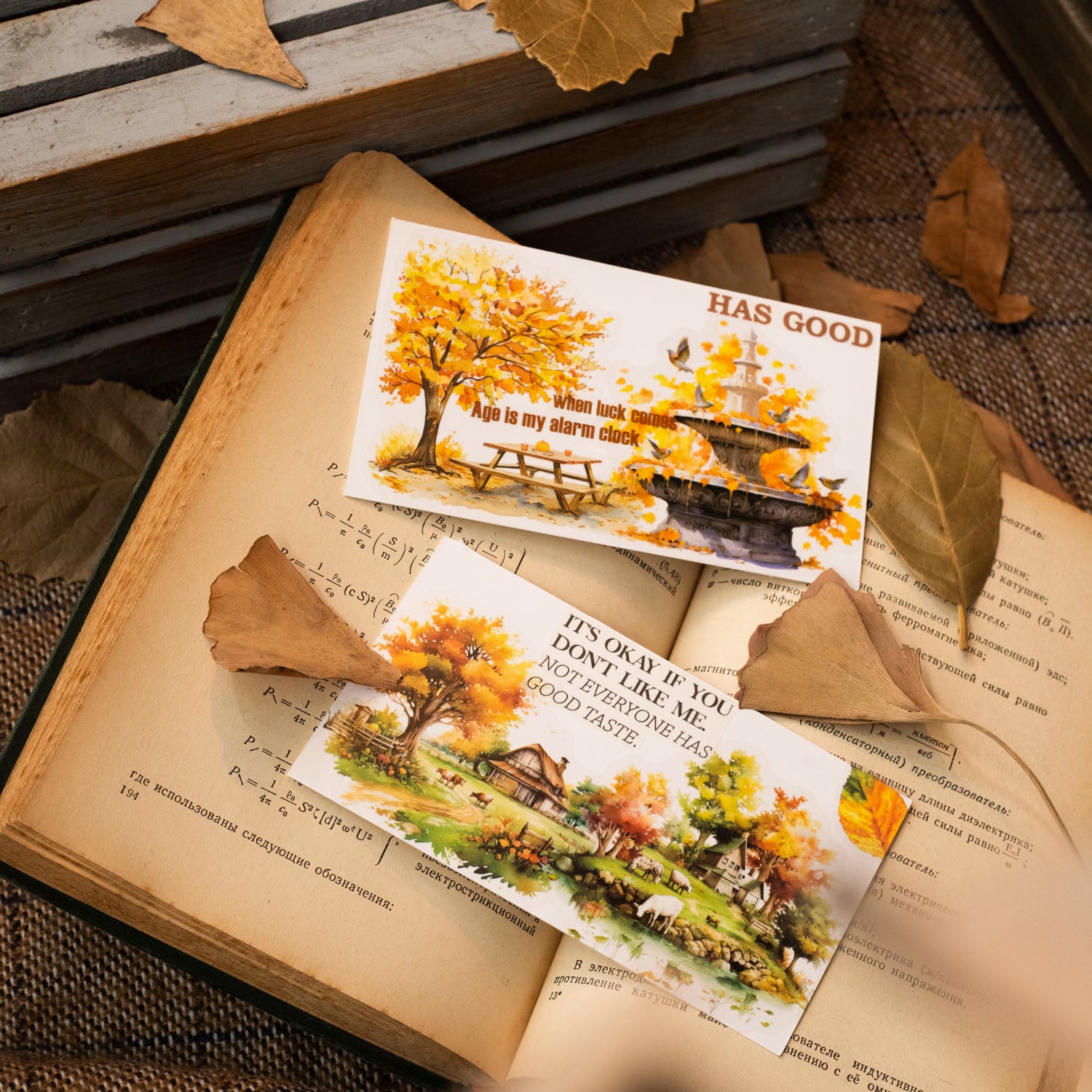 Autumn landscape PET Sticker