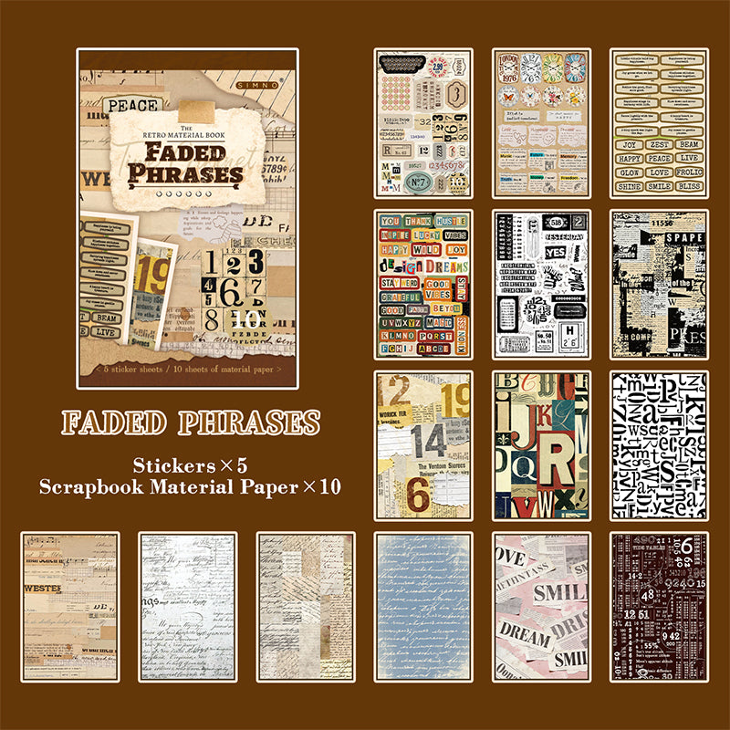 Time Capsule Scrapbooking Paper