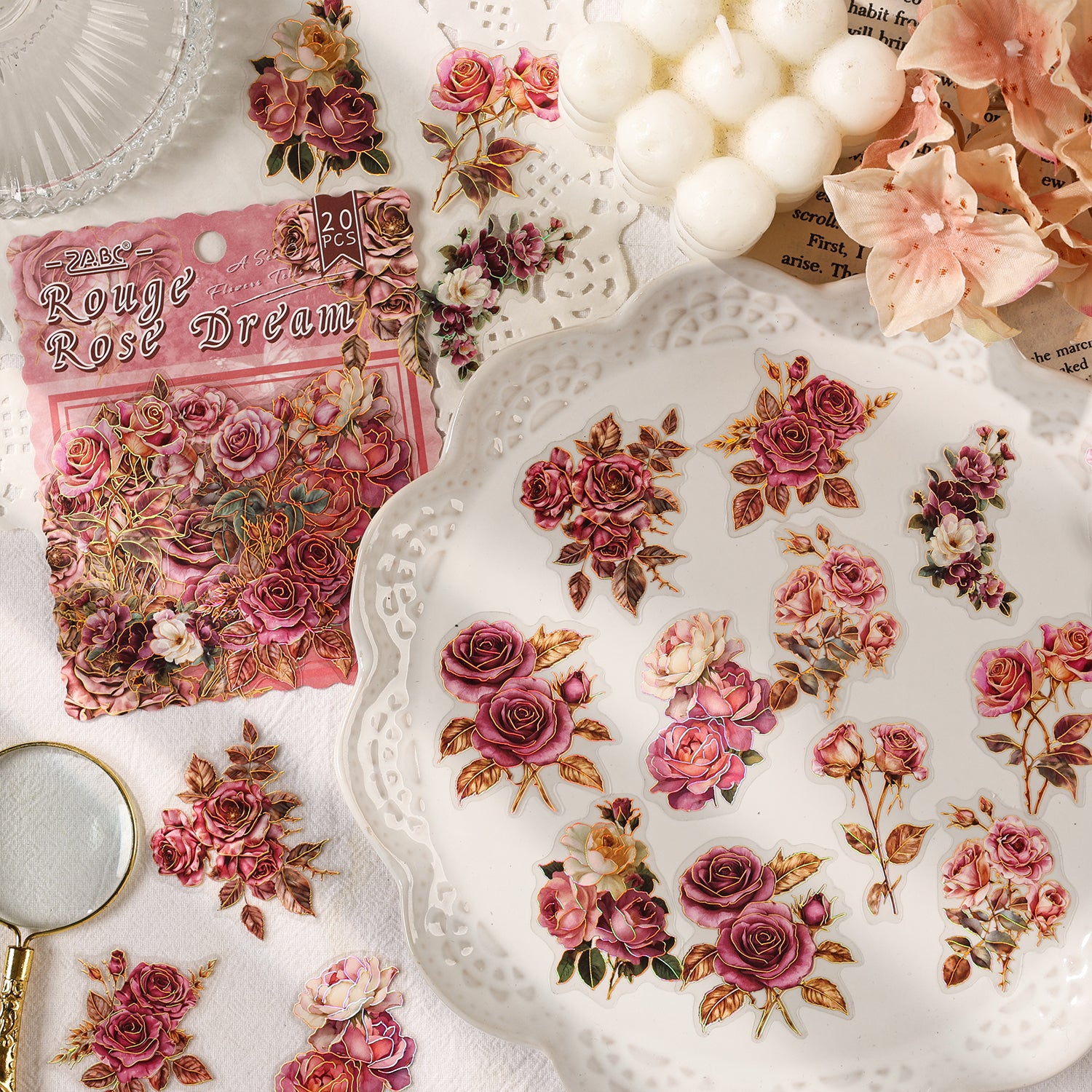 Dreamlike Sea of Flowers Sticker