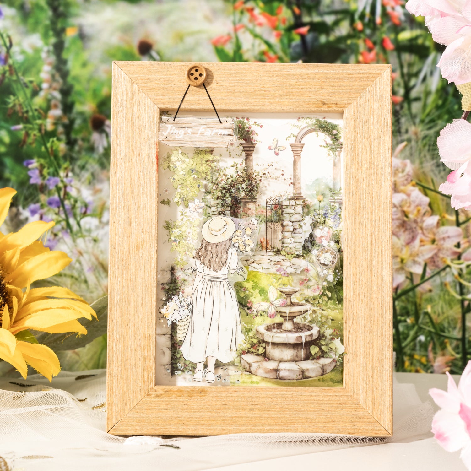 The Back Garden of Versailles PET Sticker