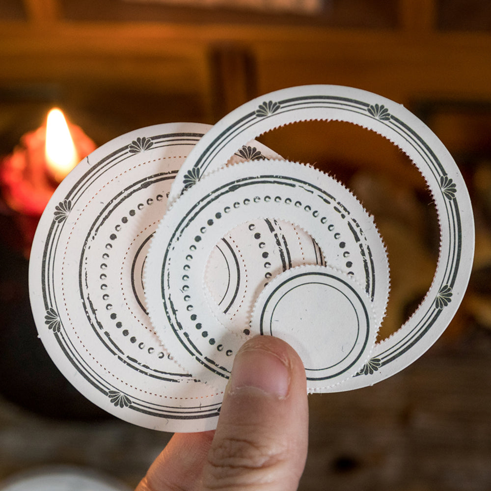 Round Frame Note Memo Pad