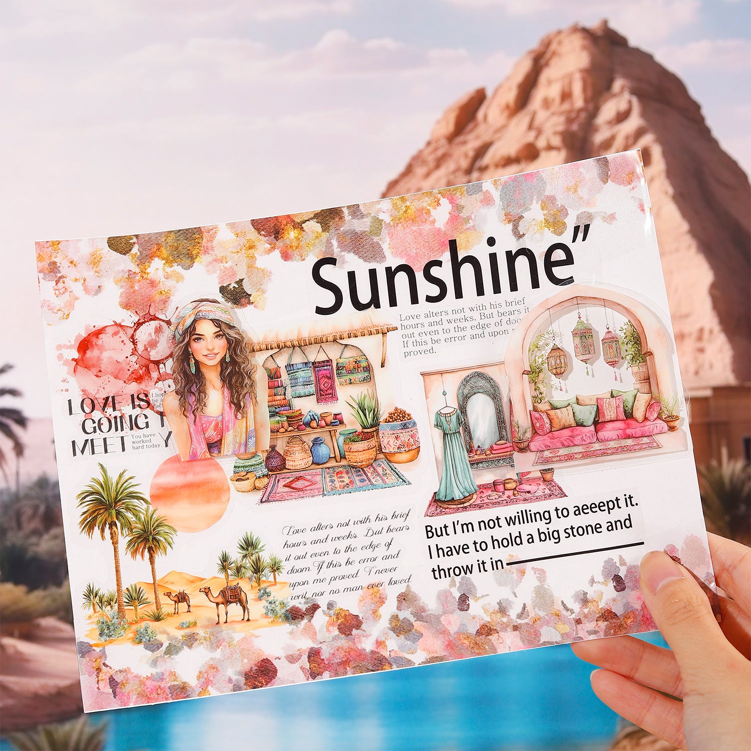 Journey to a Foreign Land PET Sticker