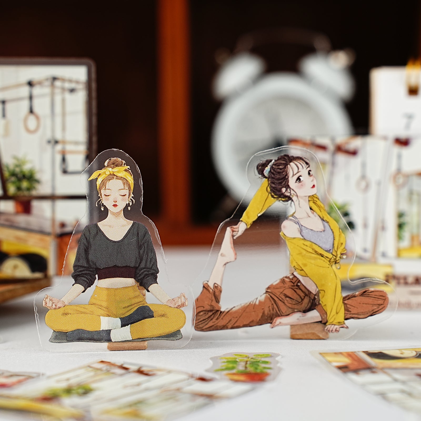 Sporty Girl Character PET Sticker