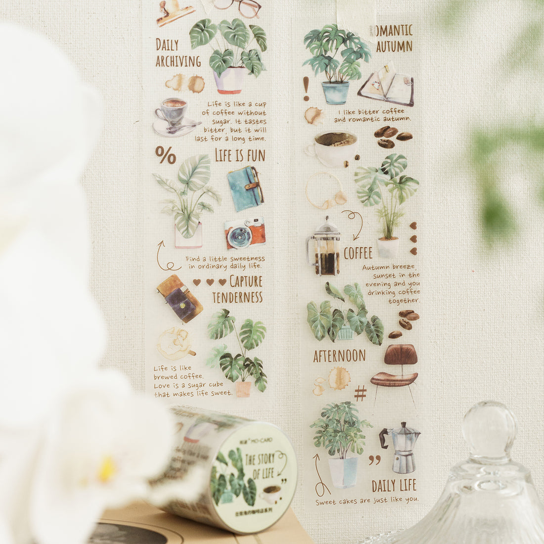 Coffee Shop Journal Scrapbook PET Tape
