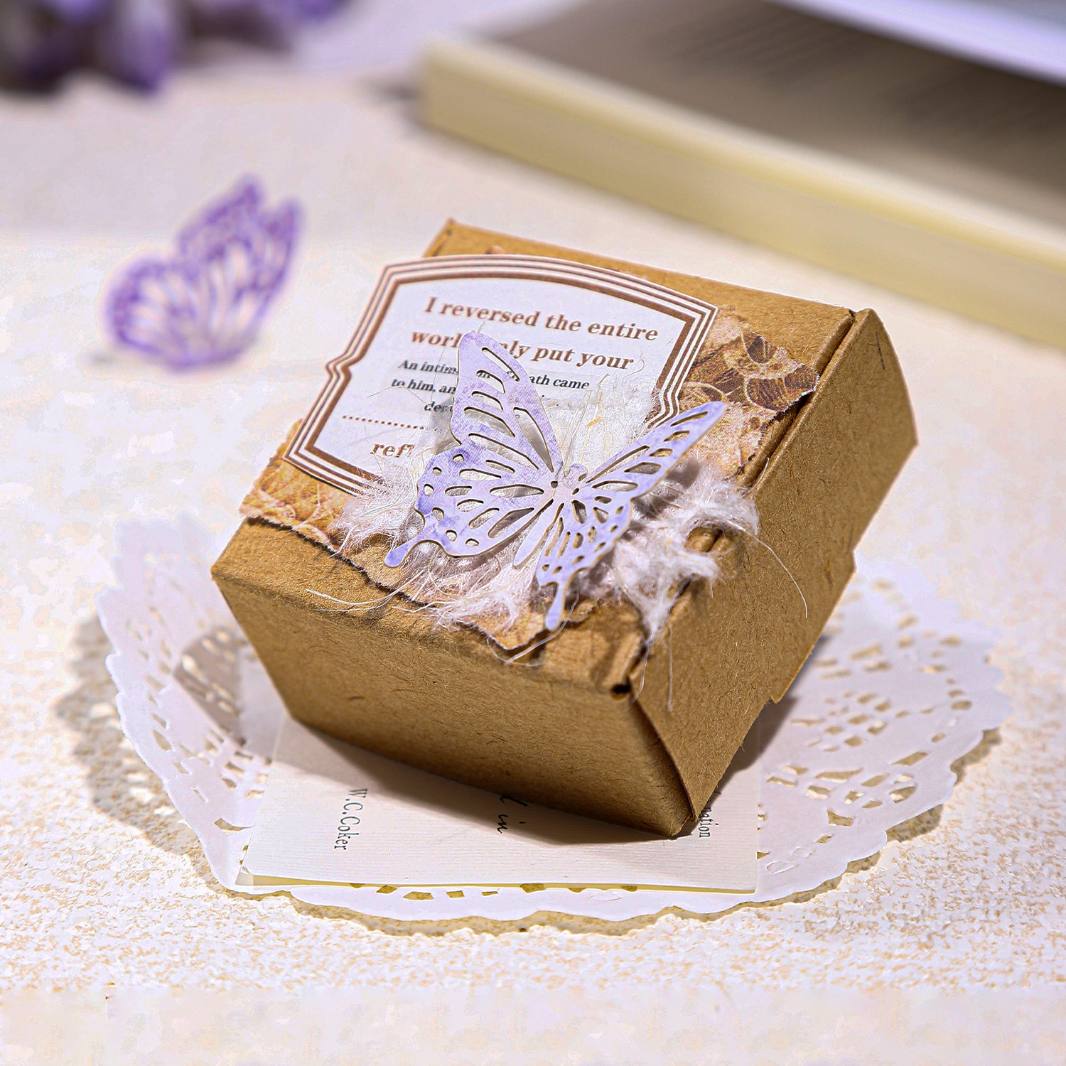 The White Mist is Dancing Scraapbooking Paper