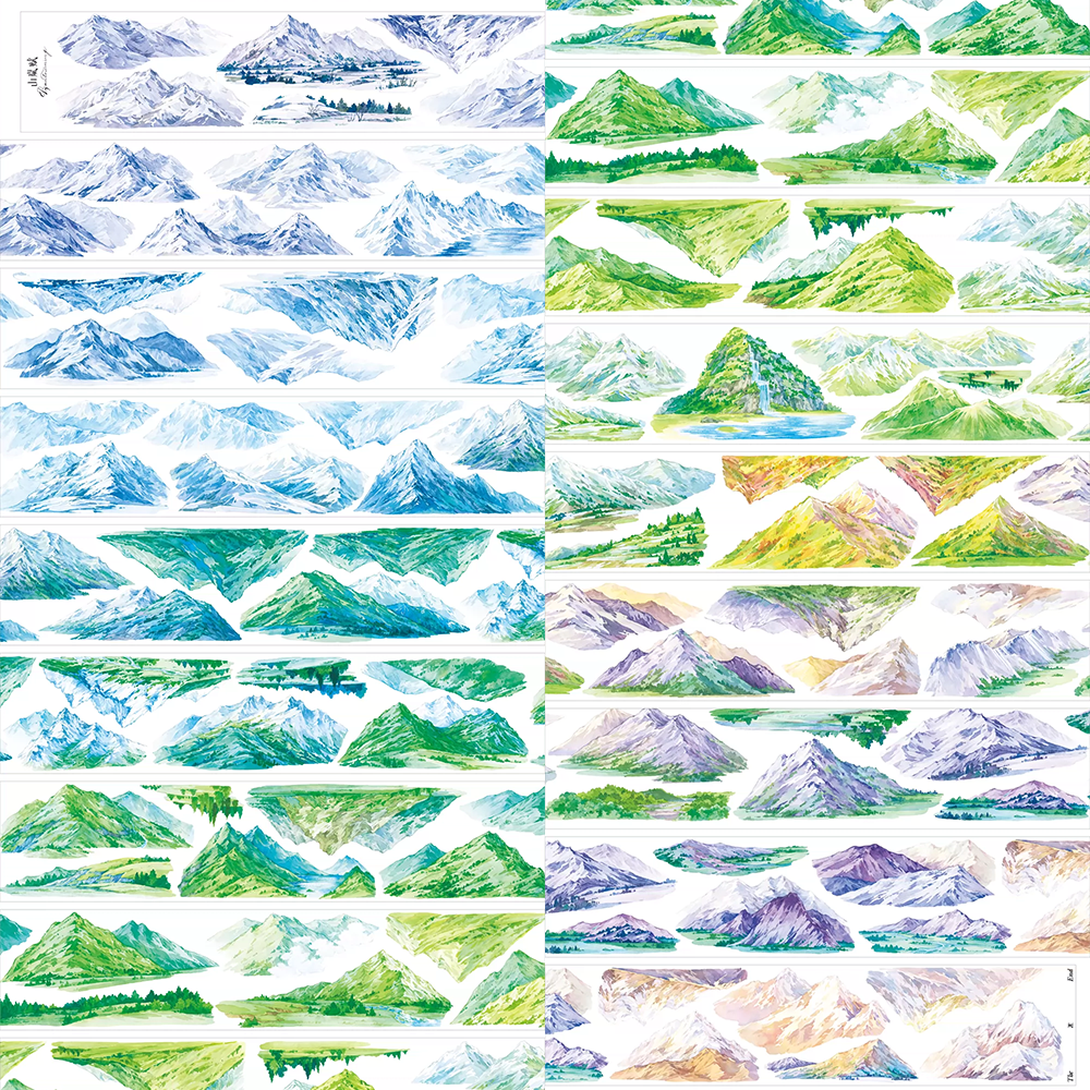 Mountain Landscape PET Tape