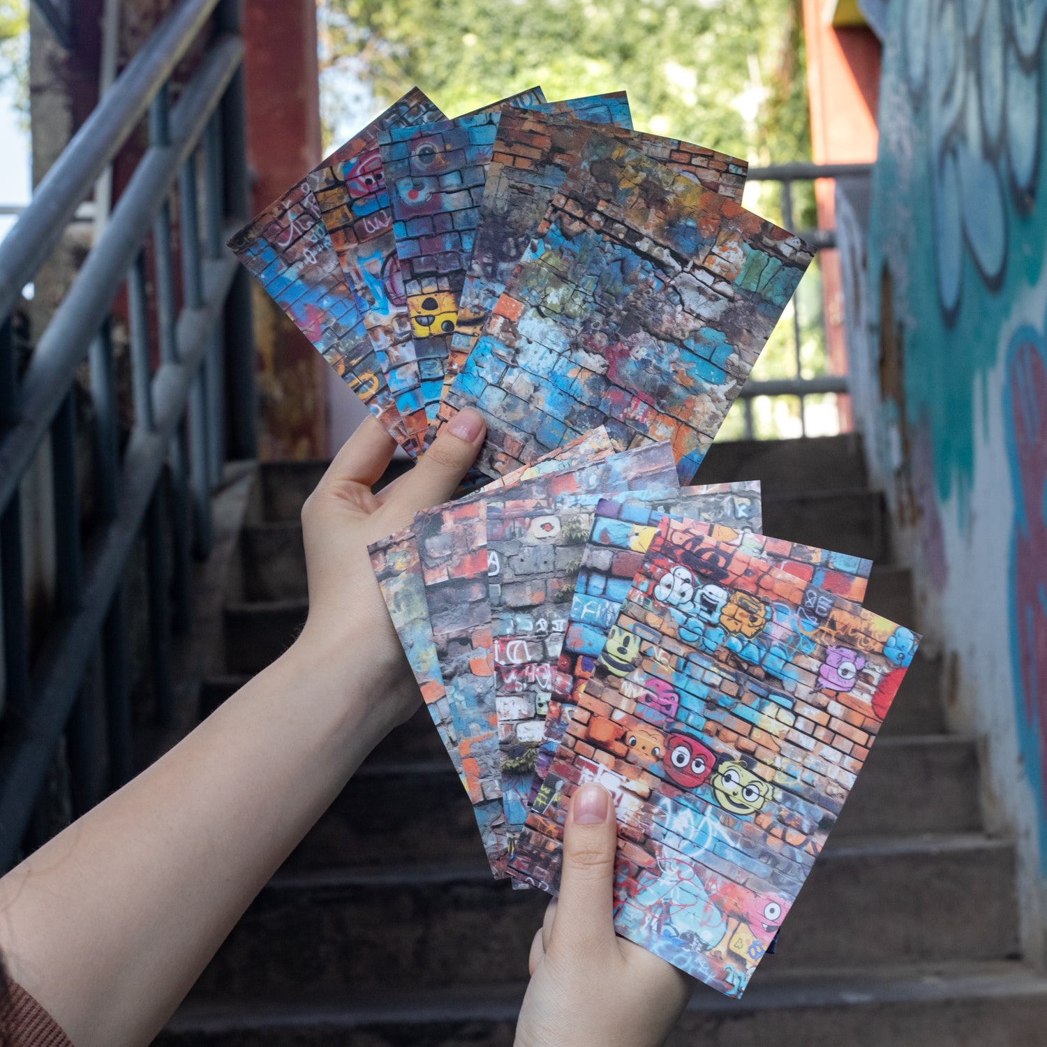 The Art of Brick Walls Washi Sticker