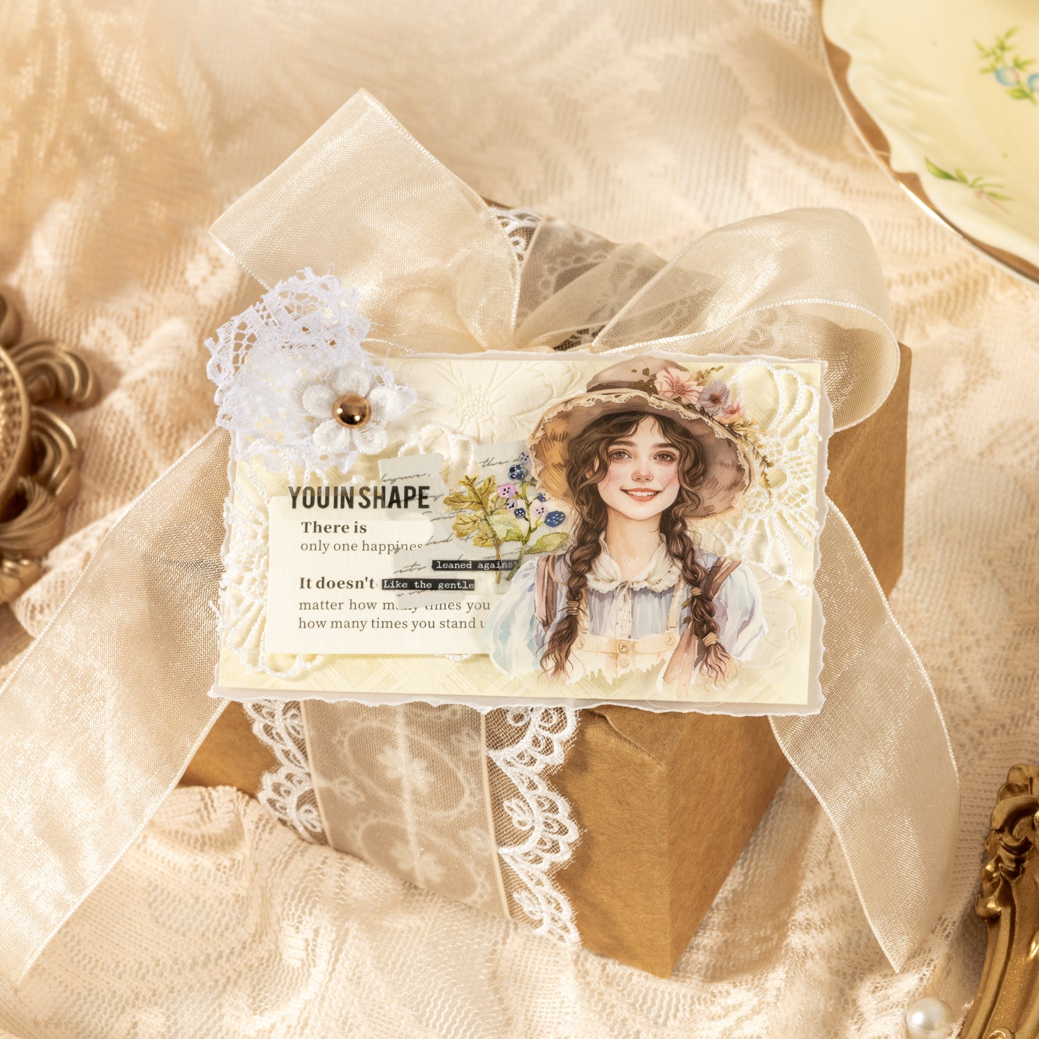 Morning Beauty Character PET Sticker