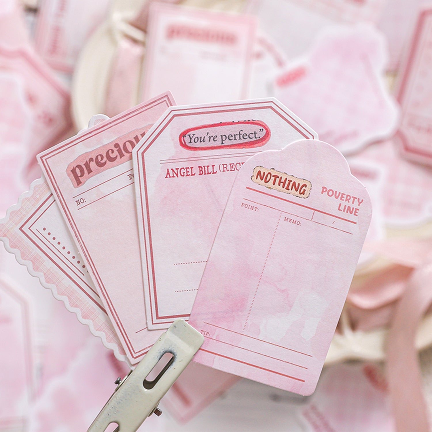 Watercolor Plaid Notebook Sticker