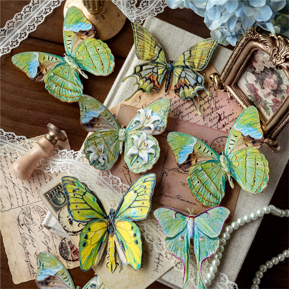 Monet's Butterfly Poetry Series Sticker For Scrapbooking and Journaling ...