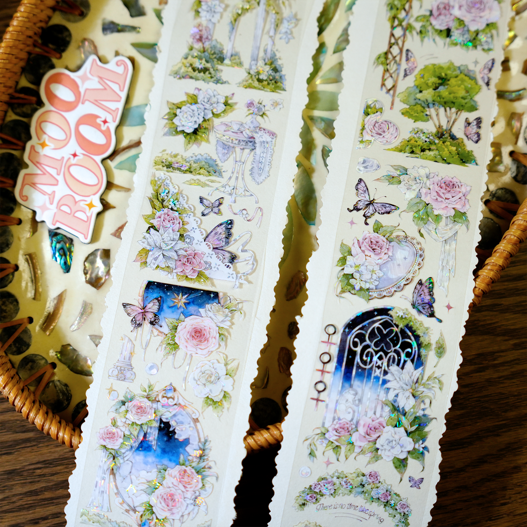 OKTM  Dreams Among Flowers PET Tape (6cm*100cm)