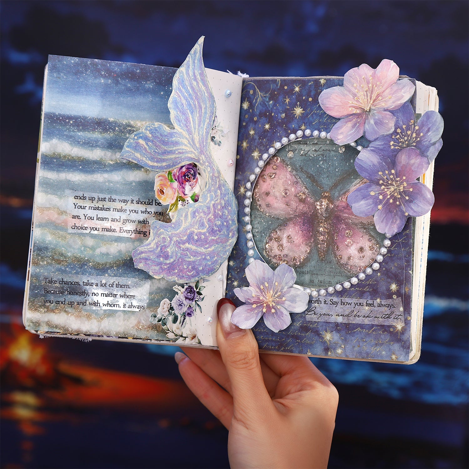 Secret Scroll of Stardust Scrapbooking Paper decorative tape for journaling and scrapbooking