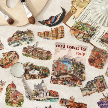 World Travel PET Sticker