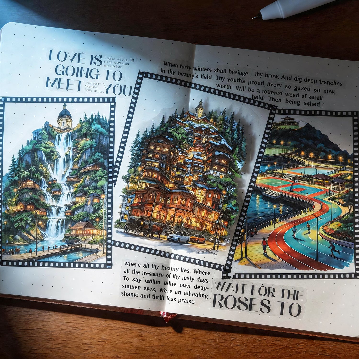Light Up The Long Night Sticker For Scrapbooking and Journaling | MOOBOOM