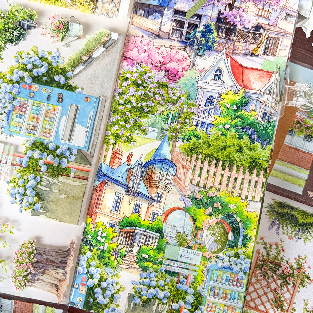 【NEW Stuido】A Wall Full of Spring Landscape PET Tape