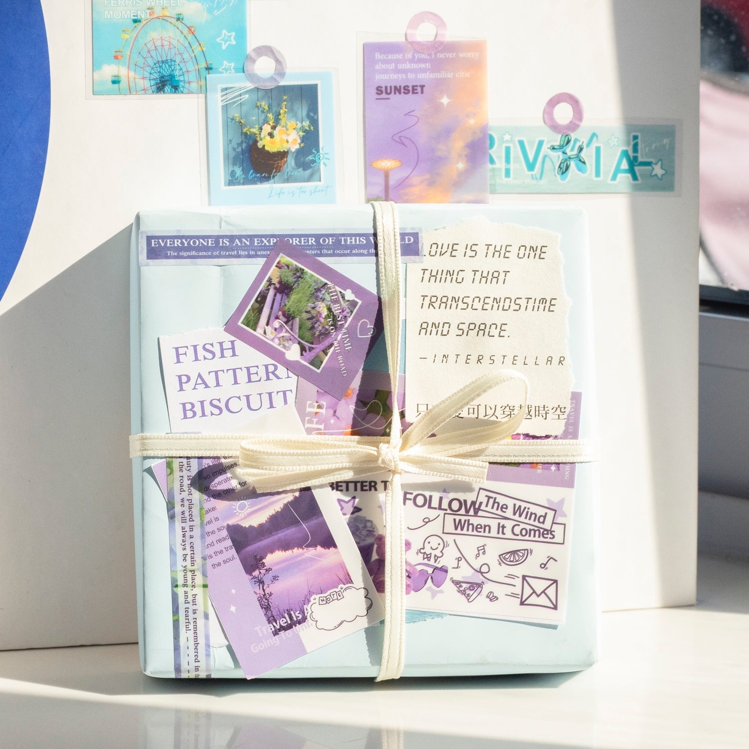 Record Romantic Life PET Sticker