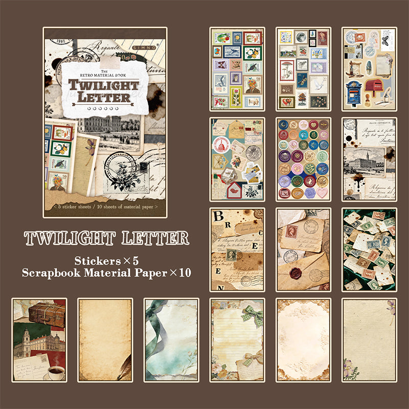Time Capsule Scrapbooking Paper