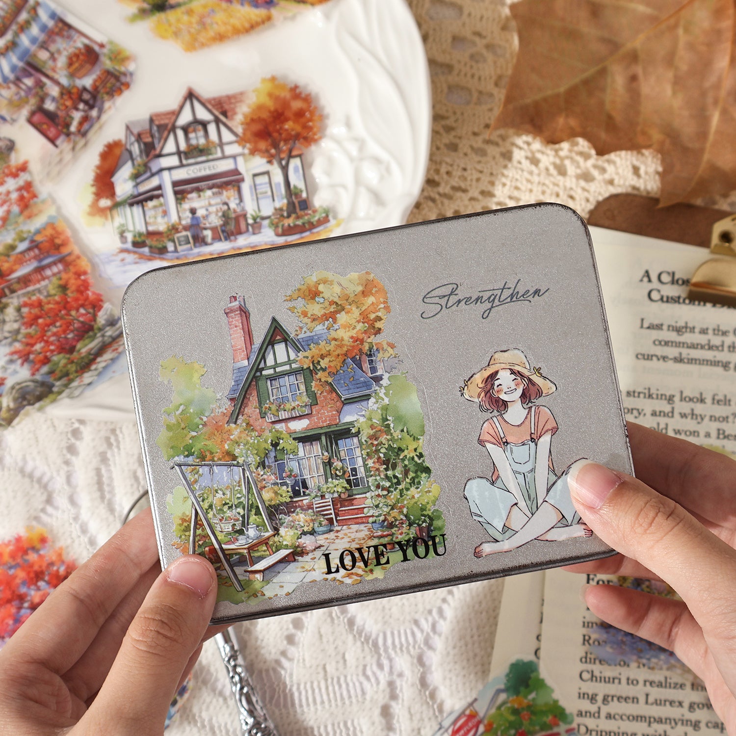 Light Sketch of Seasons PET Sticker