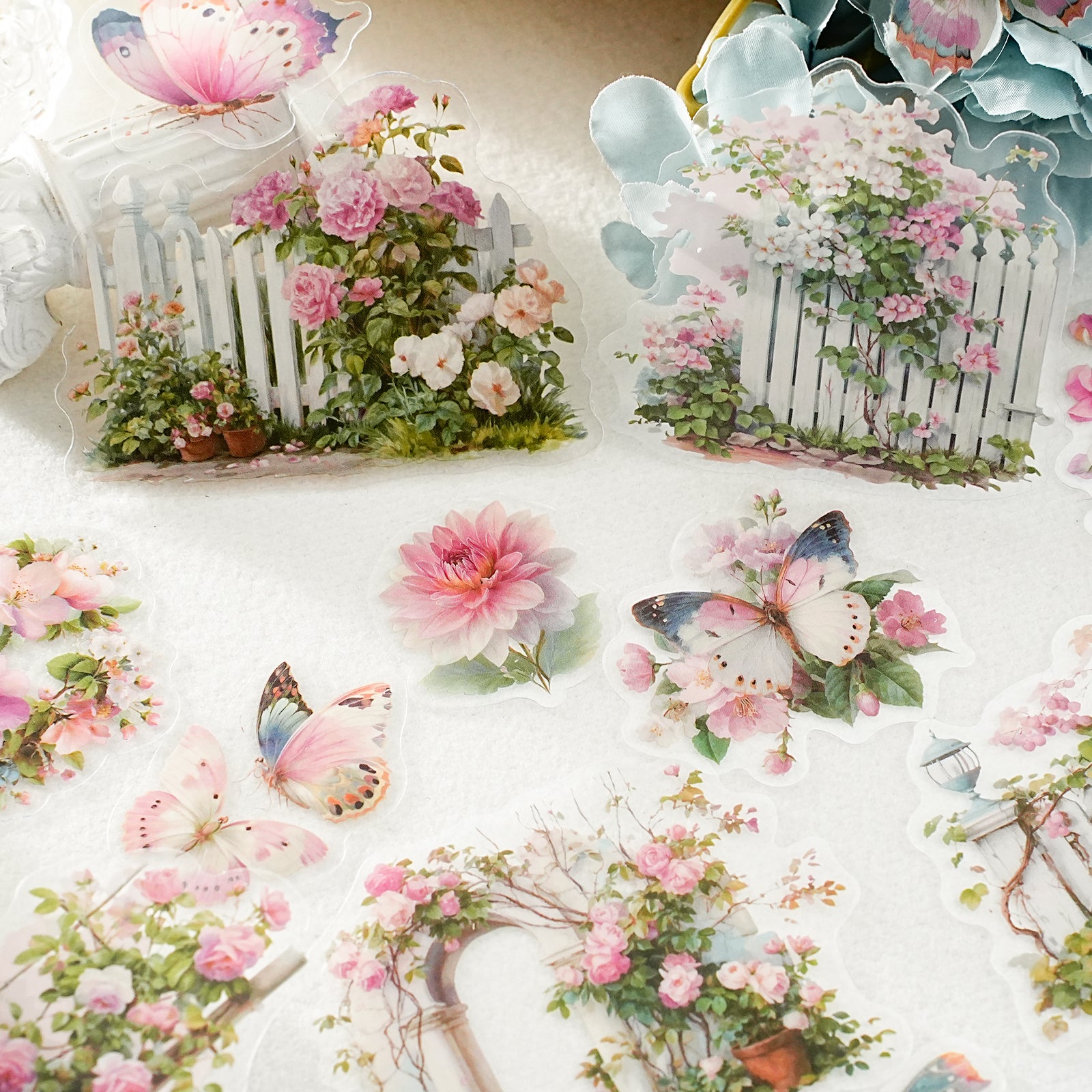 Flower Praise Series PET Sticker