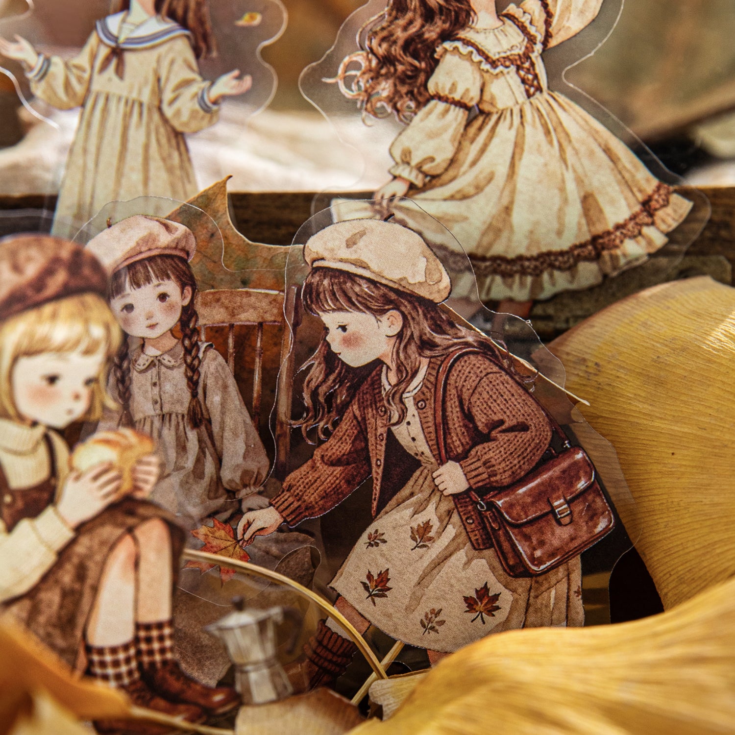 Star-Sleep Fairy Tale Girl Character Stickers