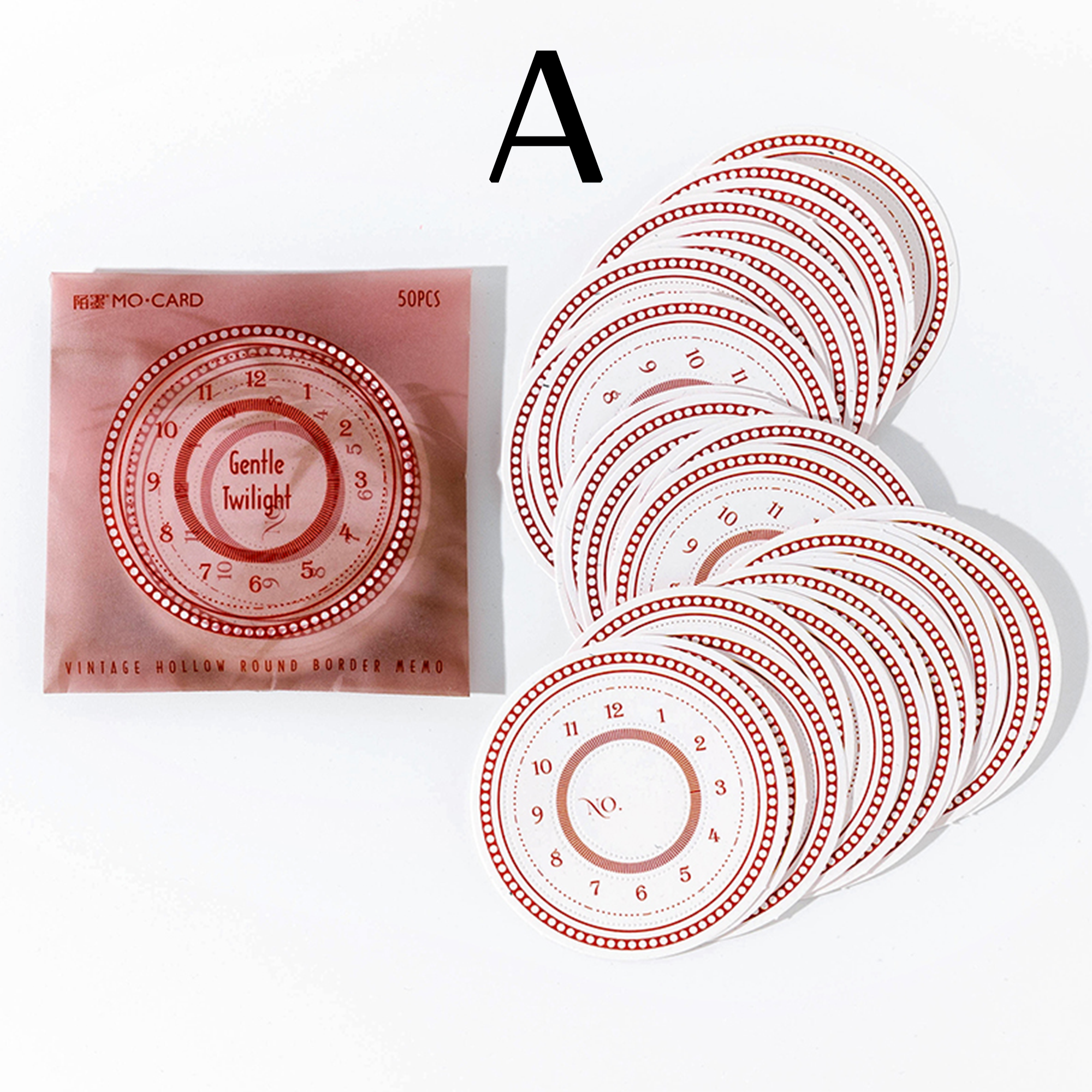 Round Frame Note Memo Pad