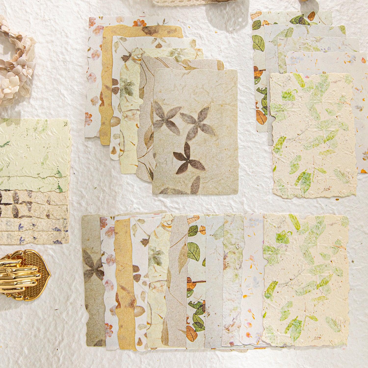 Different Textures Scrapbooking Paper Pack