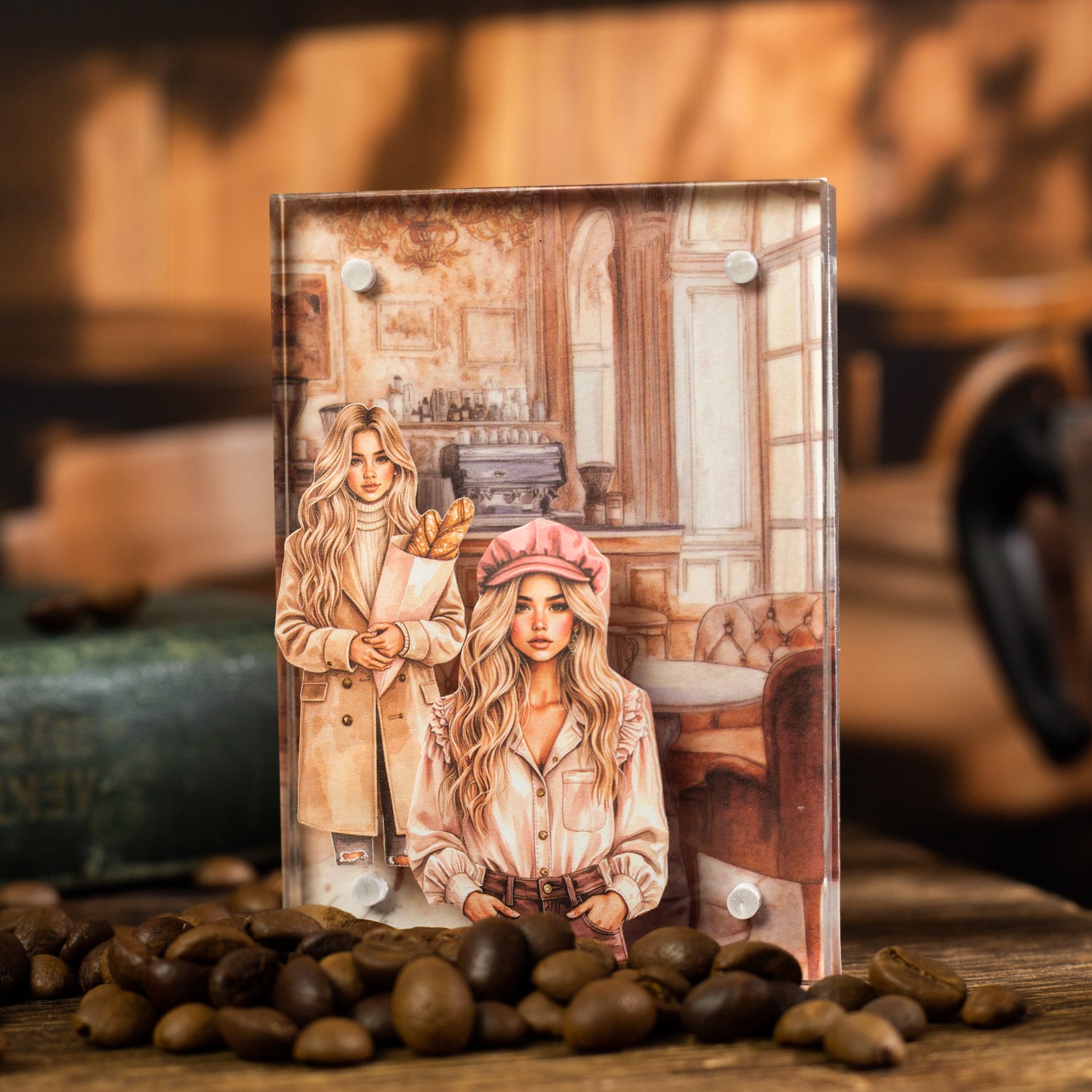 The Story of the Coffee Shop Sticker Book