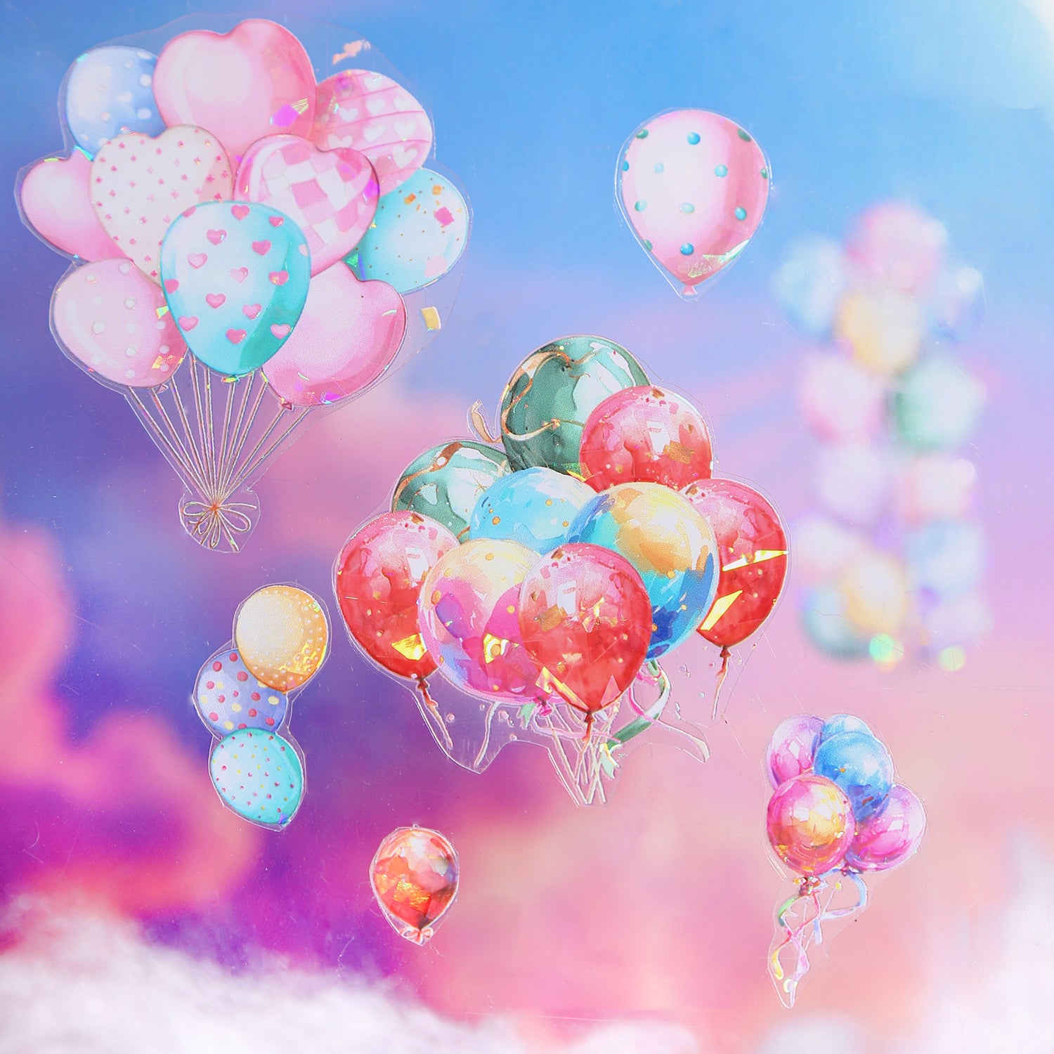 Balloons Soar Across The Sky PET Tape