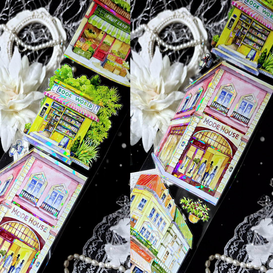 【BOBOYU】Corner Store Landscaping PET Tape