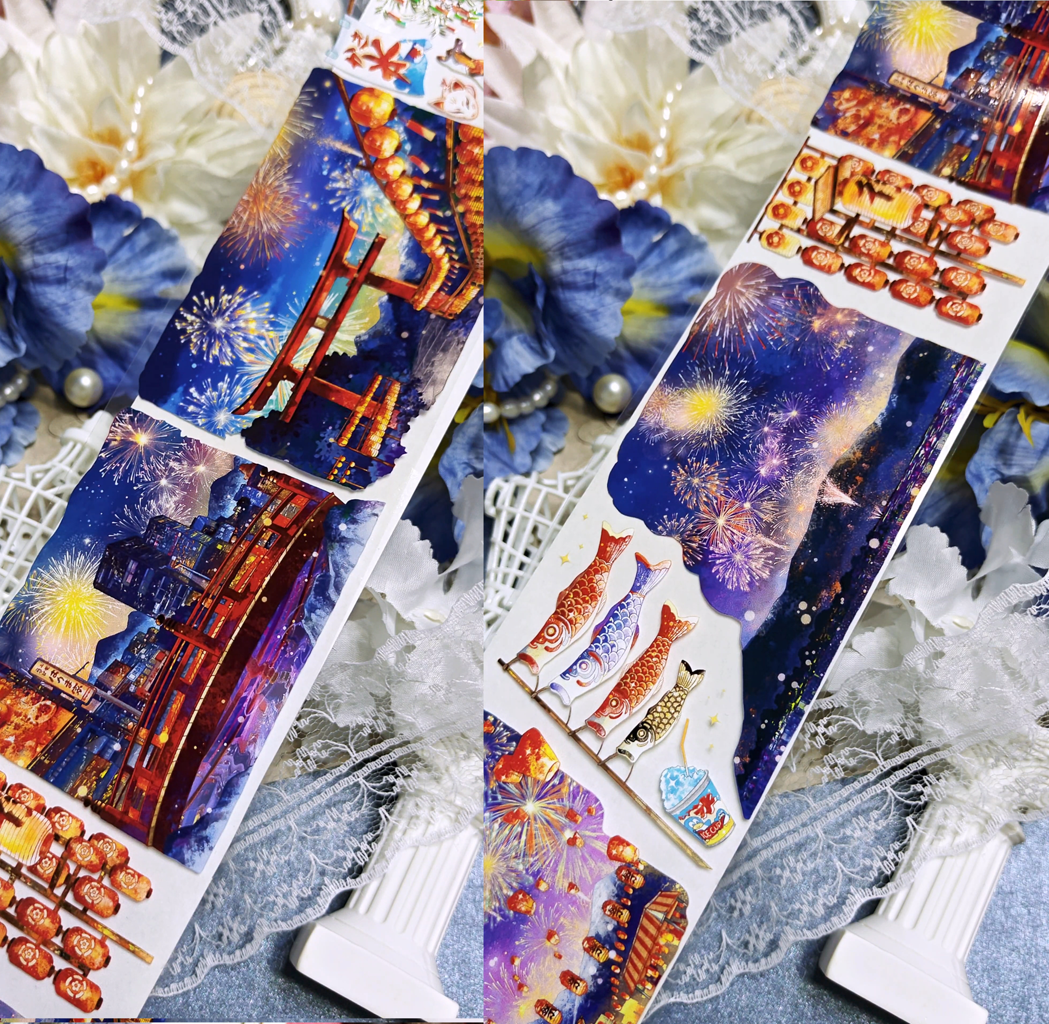 【BOBOYU】Japanese Festival Landscaping Tape