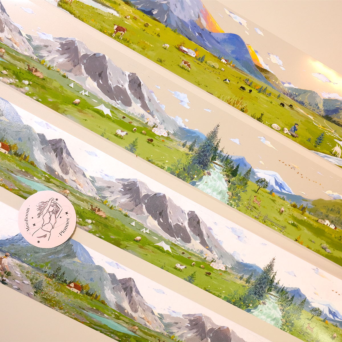 Mountains and Rivers Scenery Tape (5.5cm*200cm)