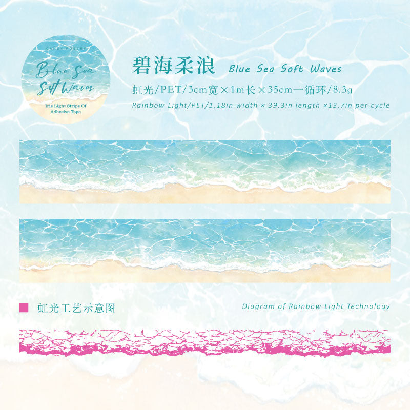 Water Ripple Halo PET Tape