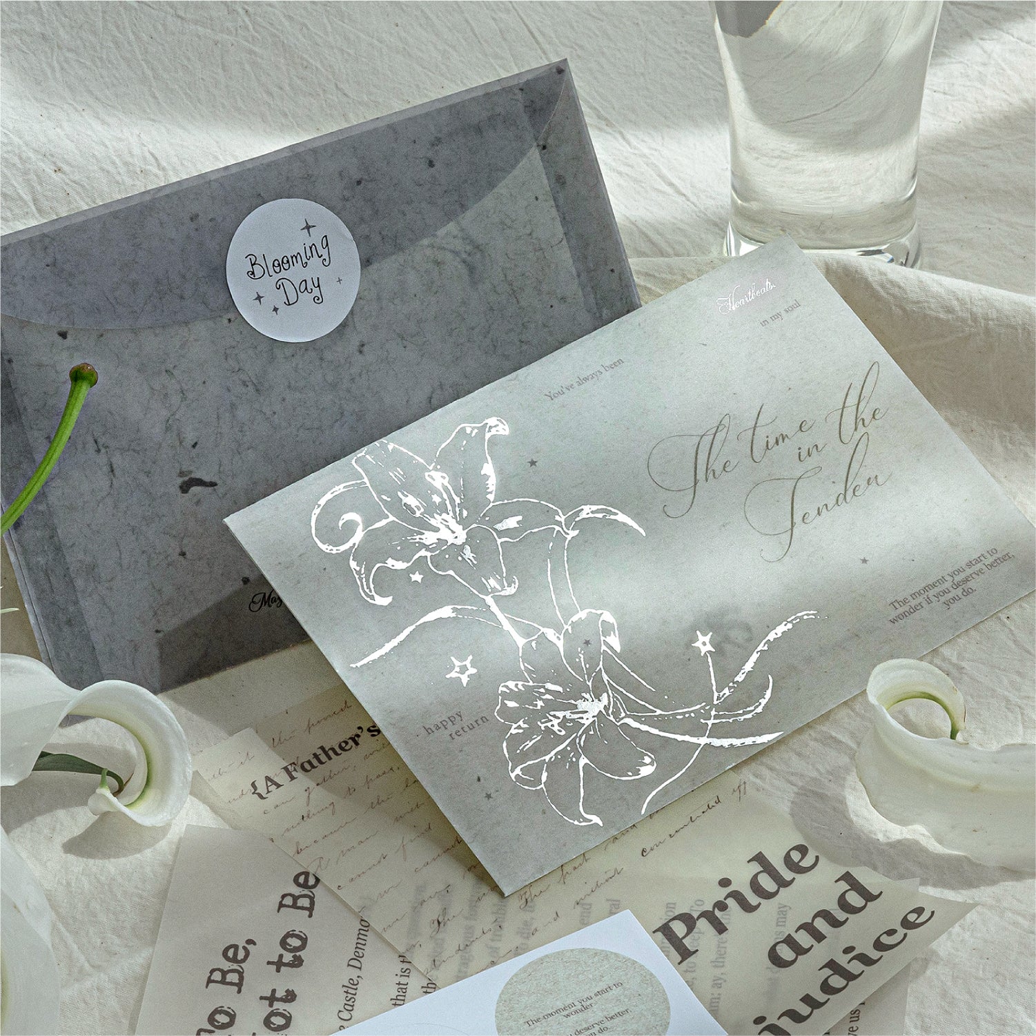 A Letter from the Lilies Vellum Envelope