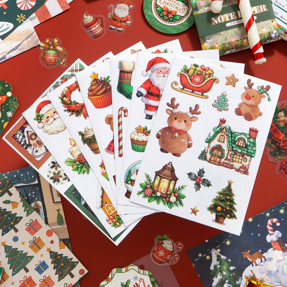 Christmas Carol Scrapbooking Supplies Box