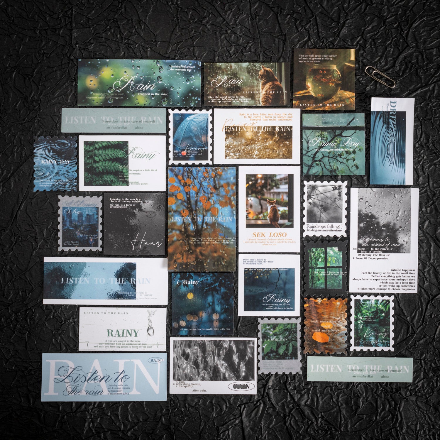 Listen to the Sound of Rain Stickers