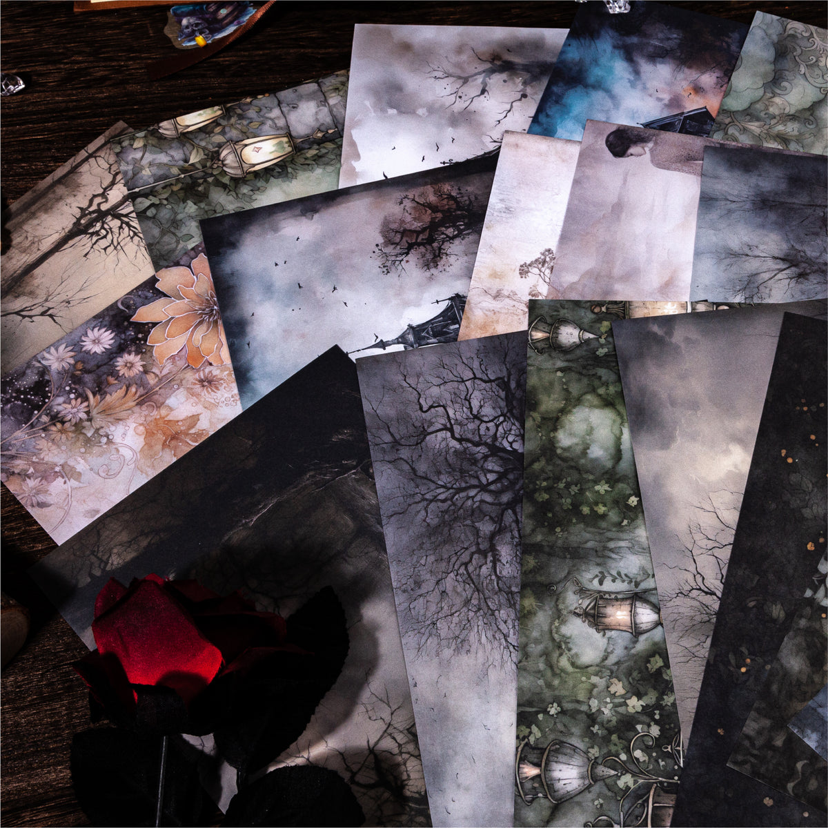 Night Phantom Scrapbooking Paper