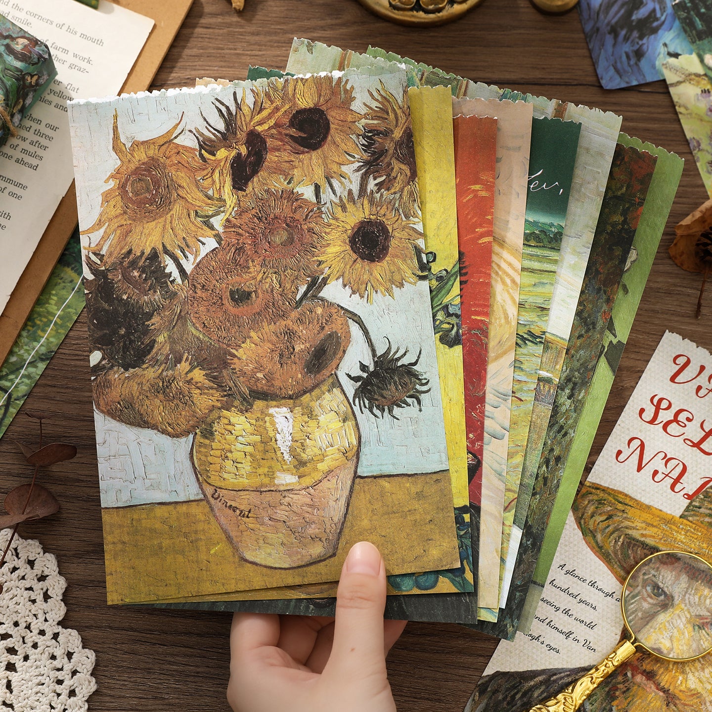 Impression of Van Gogh Scrapbooking Book