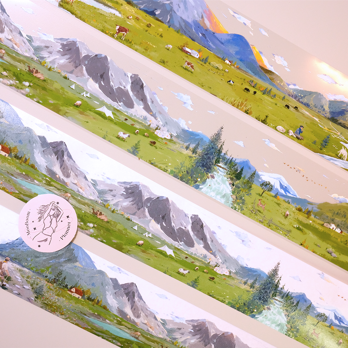 Mountains and Rivers Scenery Tape (5.5cm*200cm)