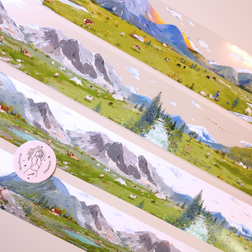 Mountains and Rivers Scenery Tape (5.5cm*200cm)