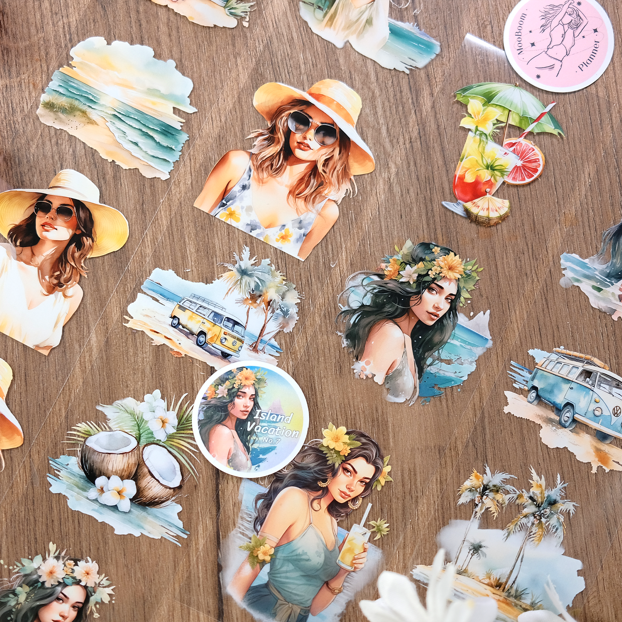 Island Vacation PET Tape | MOOBOOM Design