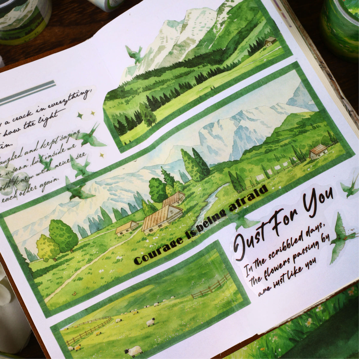 Green Field Stroll Landscape Tape