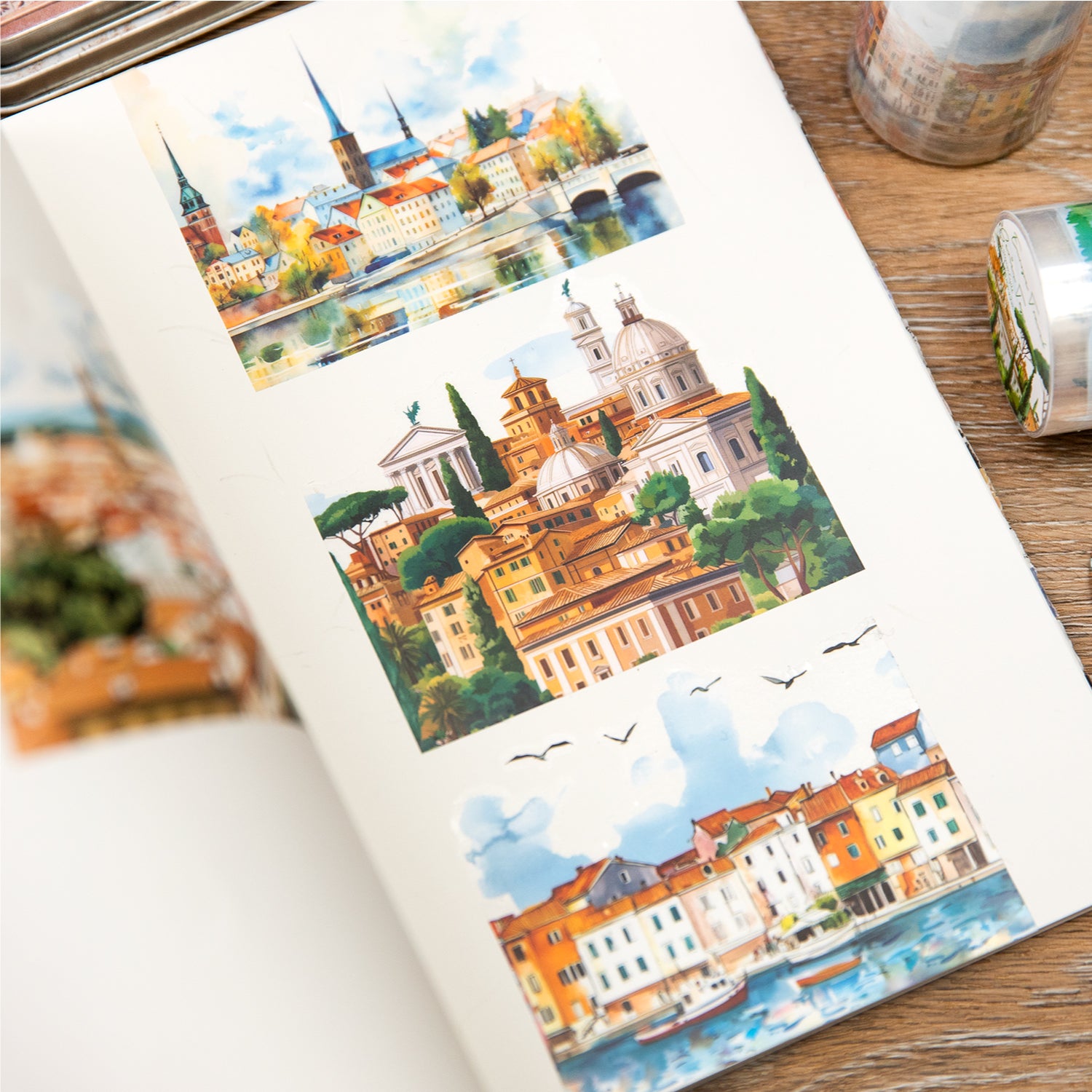 Travel around Europe PET Tape