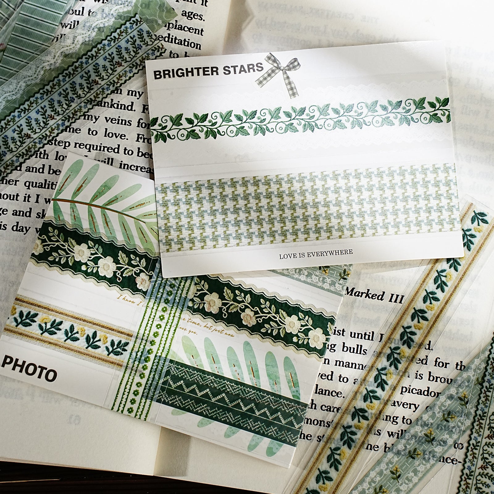 Lace Series Vintage Lace Border Stickers