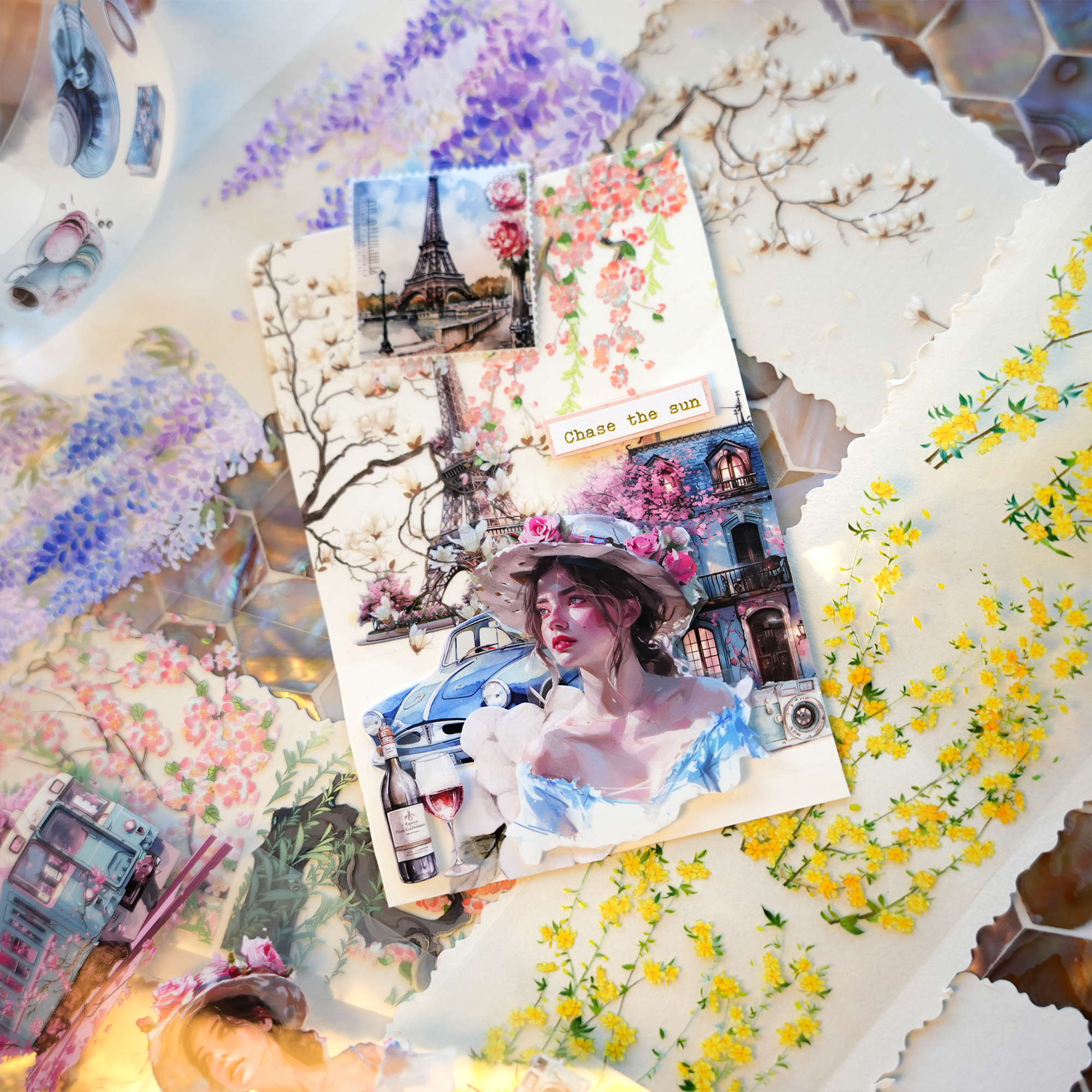 【ZERO】The branches of the Trees PET Tape(33 Styles)(Whole Roll Tape)