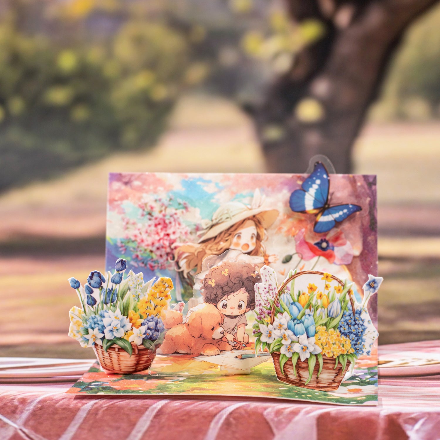 Flower Picking Season Pre-cut PET Tape