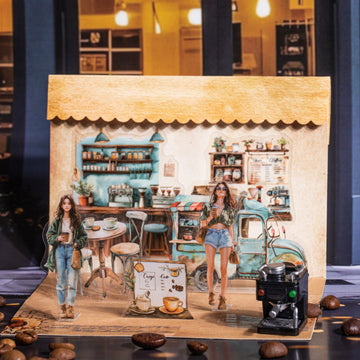 Coffee Market PET Sticker