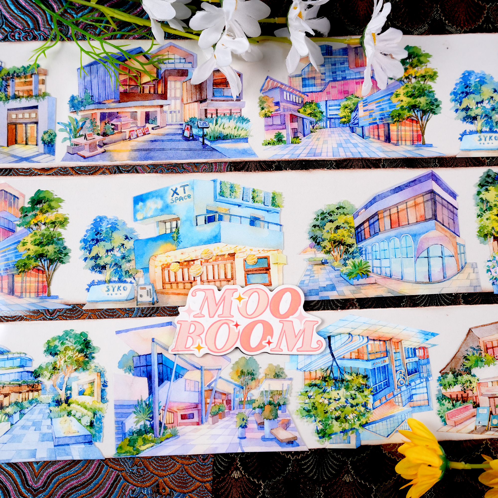 【XT】The city with fading lights Landscaping Tape