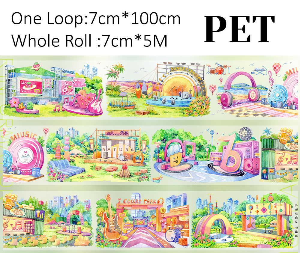 【ZERO】Music Festival Landscape PET Tape